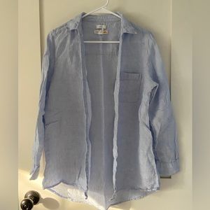 Linen shirt button down